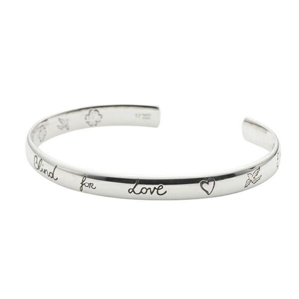 Gucci Bracelet Blinds for Love Silver